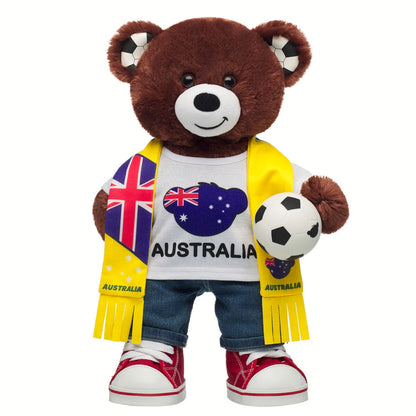 Let's Goal Bear Australia Gift Set | Build-A-Bear - US 4765
