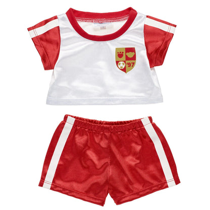 Pawlette™ Plush Red Soccer Set &amp; Soccer Ball | Build-A-Bear® - US 4975