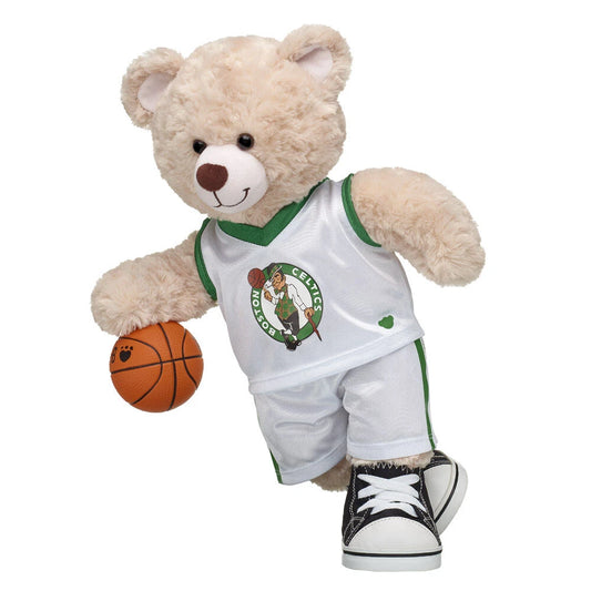 Boston Celtics Basketball Teddy Bear Gift Set | Build-A-Bear® - US 4507