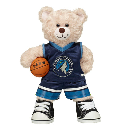 Minnesota Timberwolves Basketball Teddy bear Gift Set | Build-A-Bear® - US 5862
