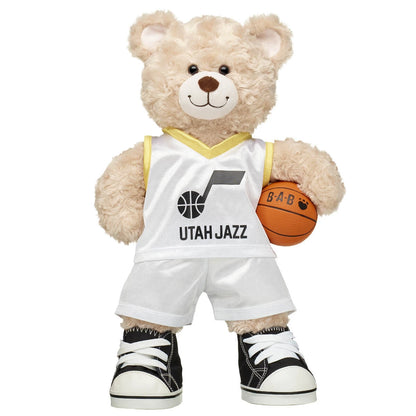 Happy Hugs Teddy Bear Utah Jazz Basketball Gift Set - US 9248