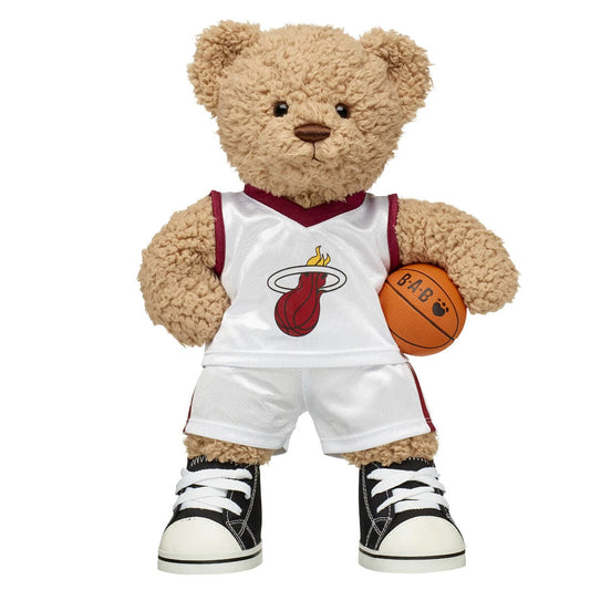 Teddy Bear Miami Heat Basketball Gift Set | Build-A-Bear® - US 7516