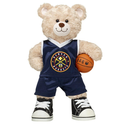 Denver Nuggets Basketball Teddy Bear Gift Set | Build-A-Bear® - US 5292