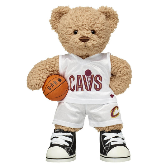 Cleveland Cavaliers Basketball Teddy Bear Gift Set | Build-A-Bear® - US 2428