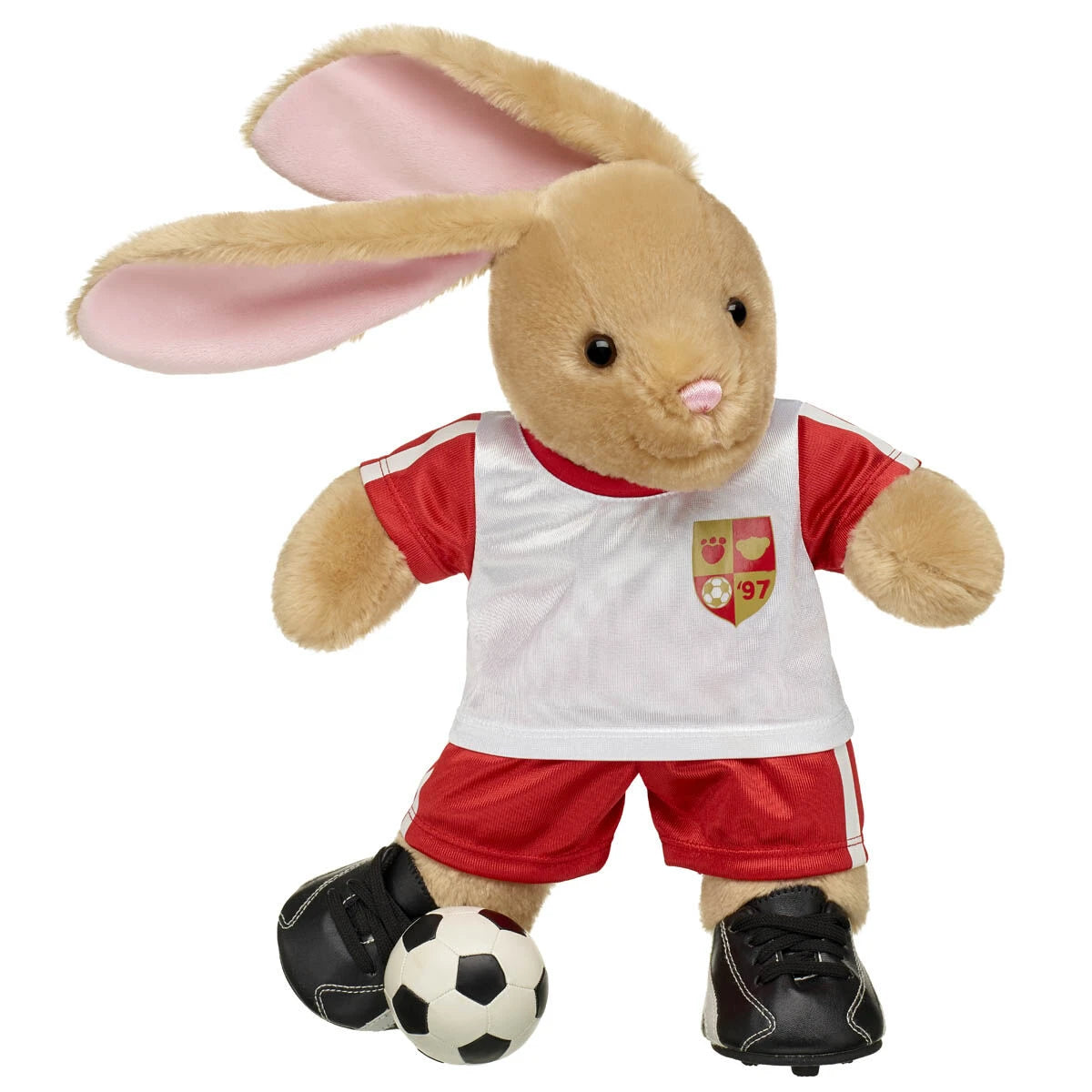 Pawlette™ Plush Red Soccer Set &amp; Soccer Ball | Build-A-Bear® - US 4975