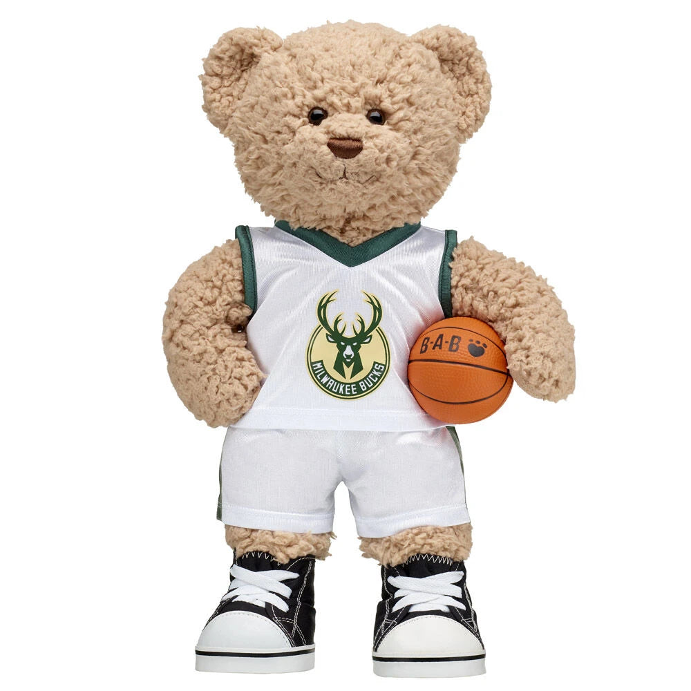Milwaukee Bucks Timeless Teddy Bear Basketball Gift Set - US 7509