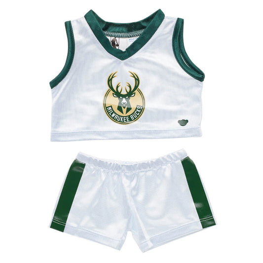 Milwaukee Bucks Stuffed Animal Uniform | Shop Now at Build-A-Bear® - US 2445