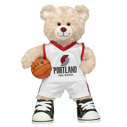 Happy Hugs Teddy Bear Portland Trail Blazers Basketball Gift Set - US 8858