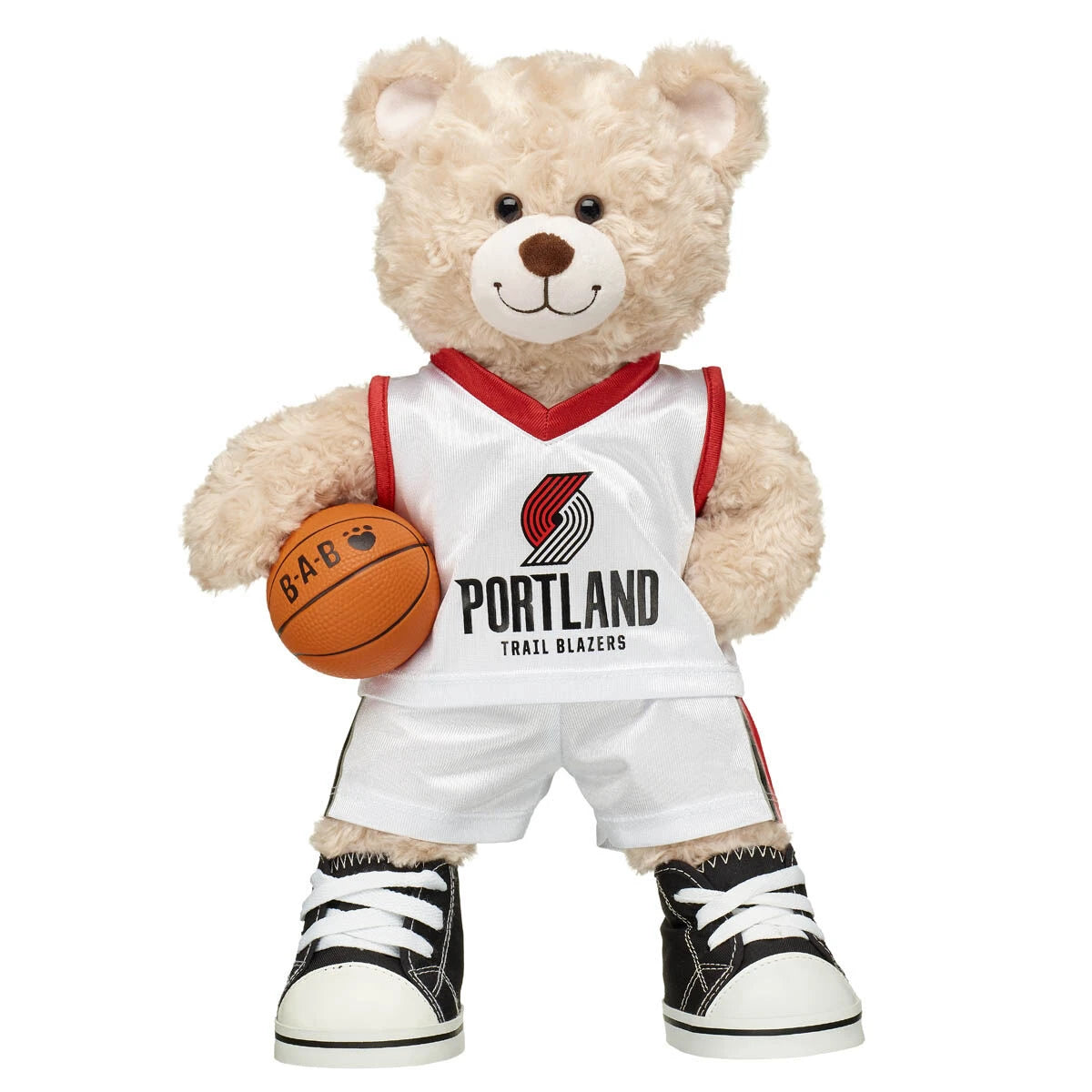 Happy Hugs Teddy Bear Portland Trail Blazers Basketball Gift Set - US 8665
