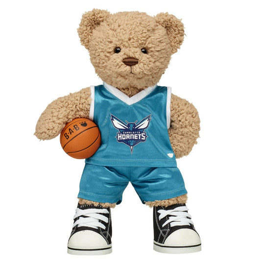 Charlotte Hornets Teddy Bear Basketball Gift Set | Build-A-Bear® - US 3459