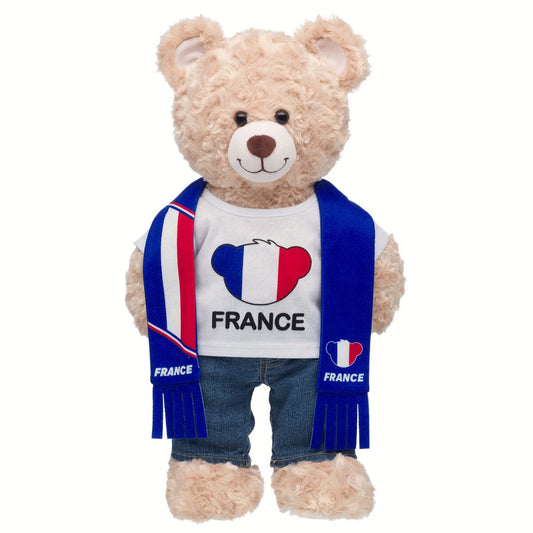 France Scarf &amp; T-Shirt Set | Build-A-Bear - US 3725