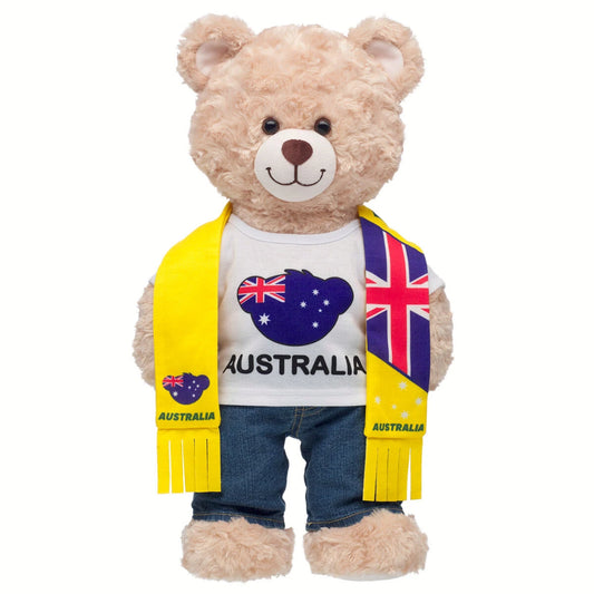 Australia Scarf &amp; T-Shirt Set | Build-A-Bear - US 2517