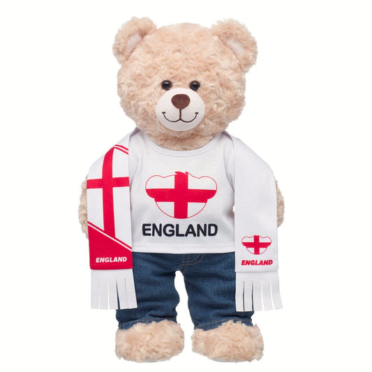 England Scarf &amp; T-Shirt Set | Build-A-Bear - US 7121