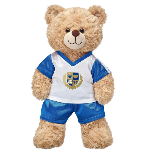 Blue &amp; White Soccer Uniform 2 pc. for Stuffed Animals | Build-A-Bear® - US 5903