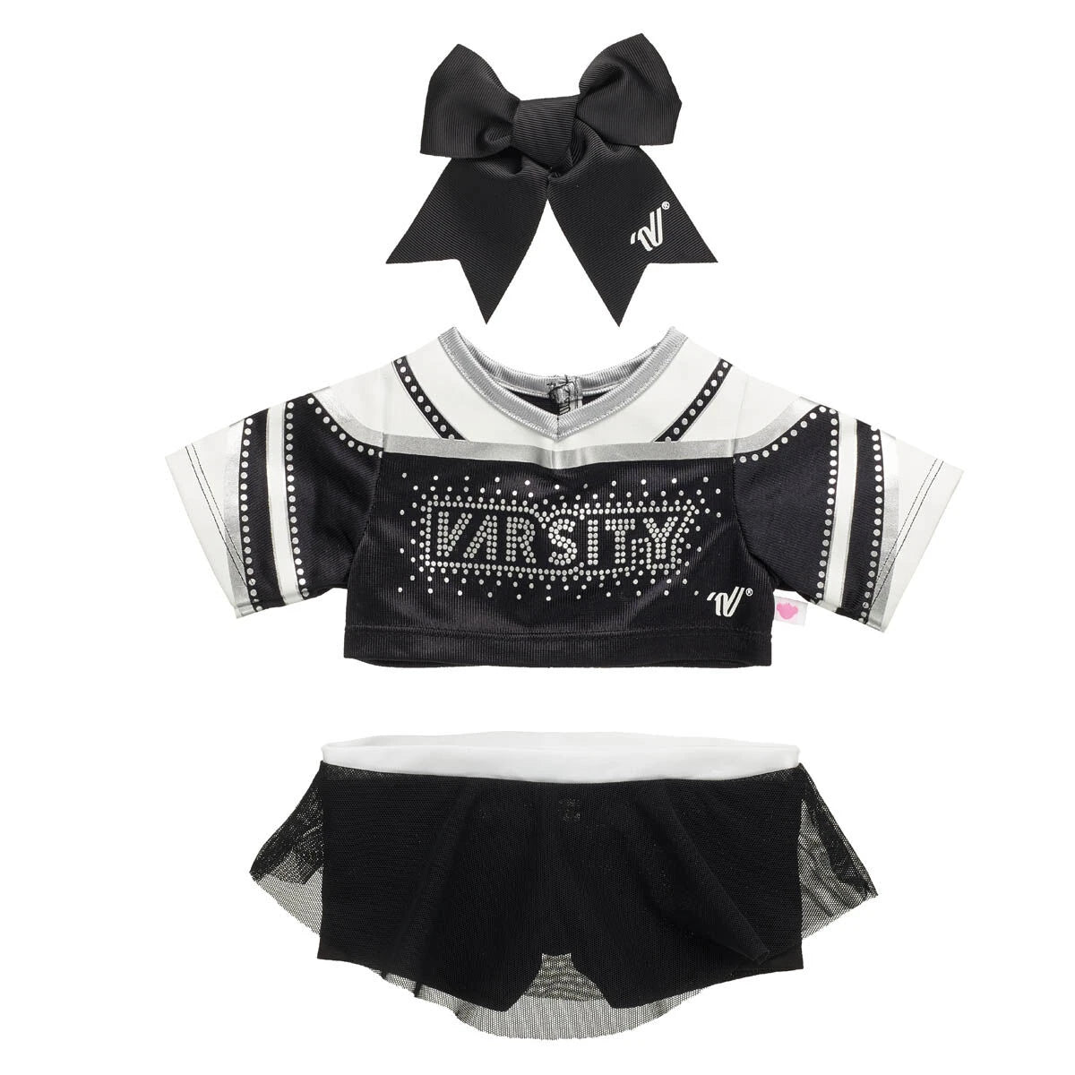Varsity Spirit All-Star Black Cheer Uniform | Build-A-Bear® - US 4719