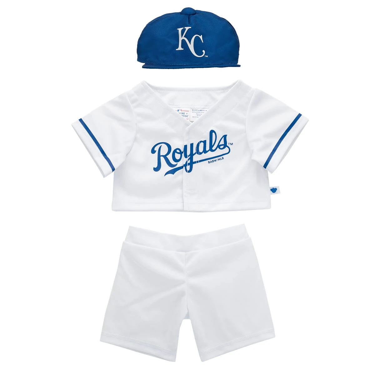 Kansas City Royals™ Uniform 3 pc. for Stuffed Animals | Build-A-Bear® - US 4349