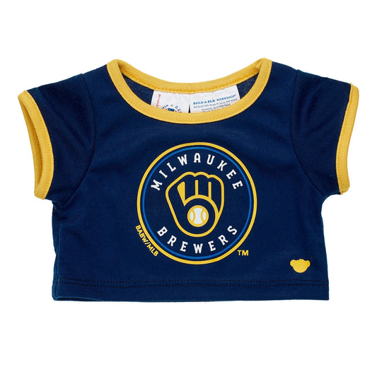 Milwaukee Brewers™ Baseball T-Shirt for Stuffed Animals | Build-A-Bear® - US 8501