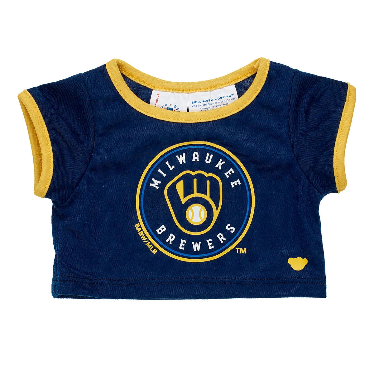 Milwaukee Brewers™ Baseball T-Shirt for Stuffed Animals | Build-A-Bear® - US 9846