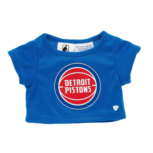 Detroit Pistons Stuffed Animal T-Shirt | Shop Now at Build-A-Bear® - US 7716
