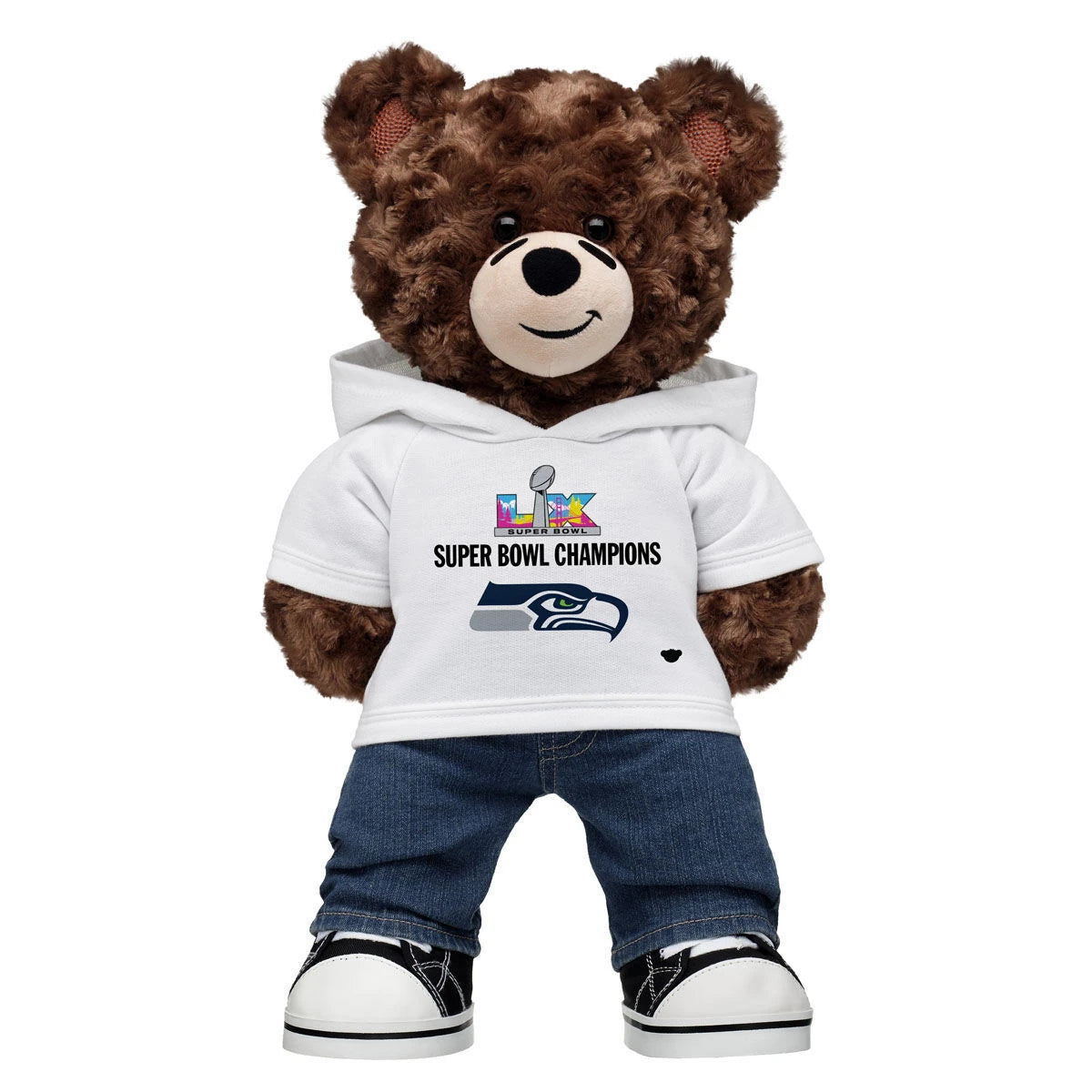 Football Teddy Bear Super Bowl LX Seattle Seahawks | Build-A-Bear - US 5769