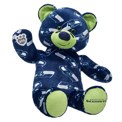 Seattle Seahawks Teddy Bear | Build-A-Bear® - US 2144