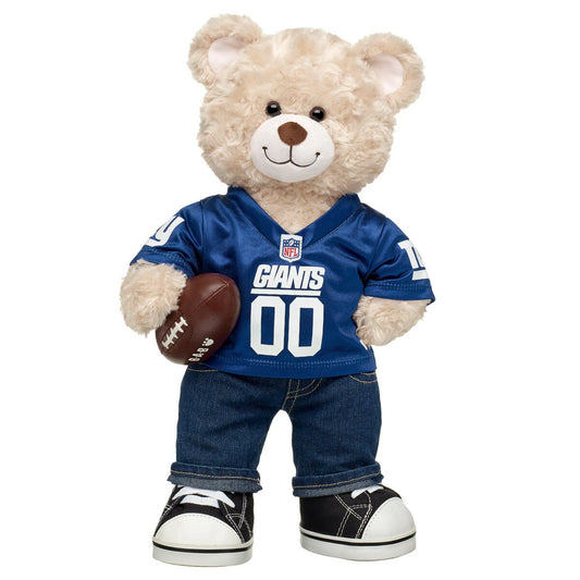 Happy Hugs Teddy Football New York Giants Gift Set | Build-A-Bear® - US 9808