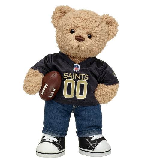 Timeless Teddy Football New Orleans Saints Gift Set | Build-A-Bear® - US 7353