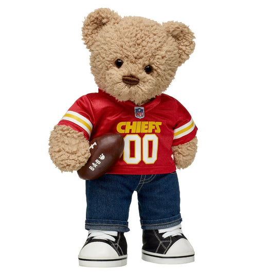 Timeless Teddy Kansas City Chiefs Football Gift Set | Build-A-Bear® - US 7937