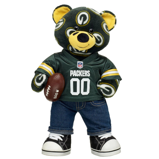 Football Bear Green Bay Packers Gift Set | Build-A-Bear® - US 7073