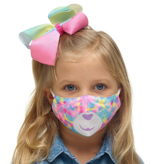 Child-Size Tie-Dye Bear Face Mask | Build-A-Bear® - US 9418