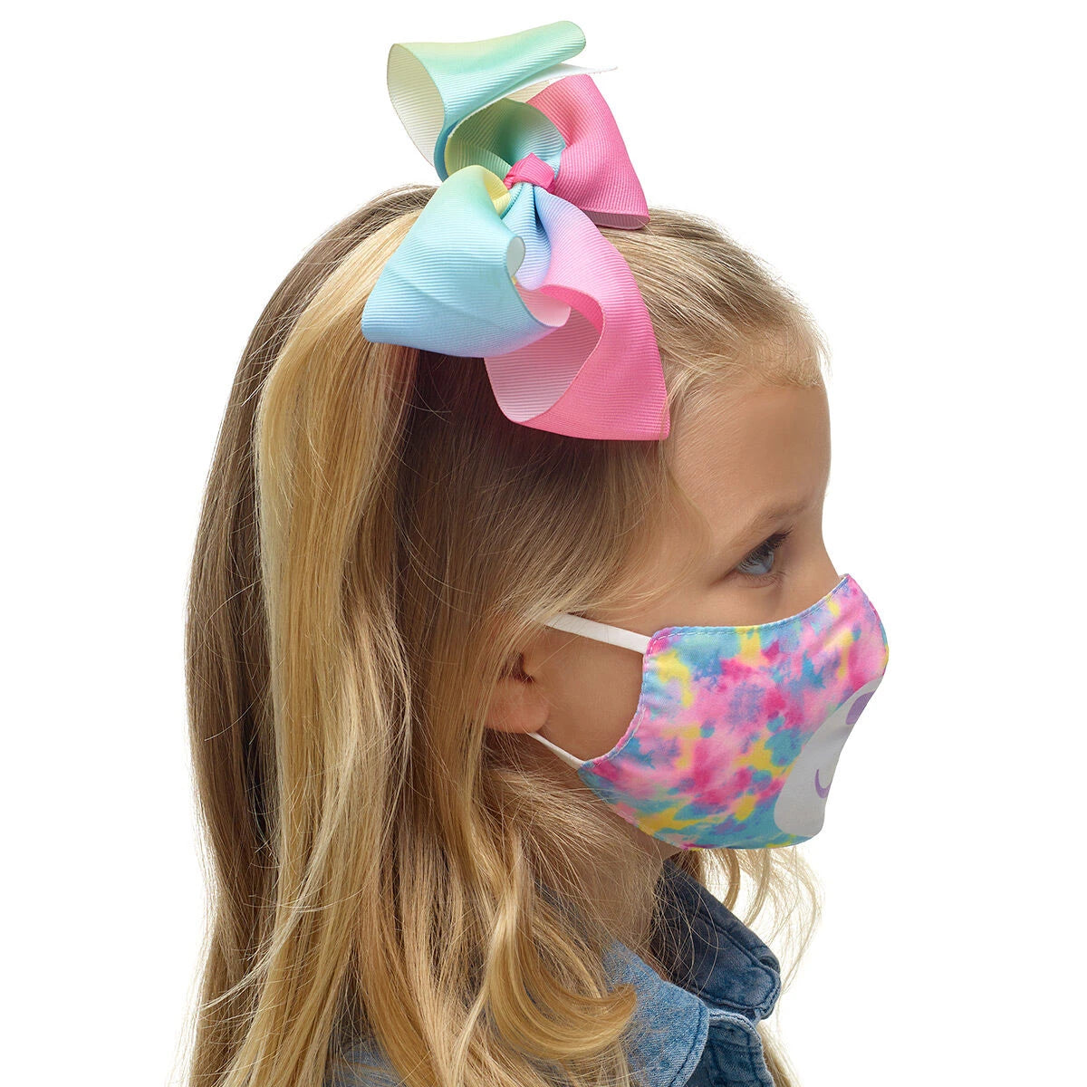 Child-Size Tie-Dye Bear Face Mask | Build-A-Bear® - US 9418