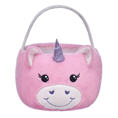 Pink Unicorn Basket for Stuffed Animals | Build-A-Bear® - US 1200