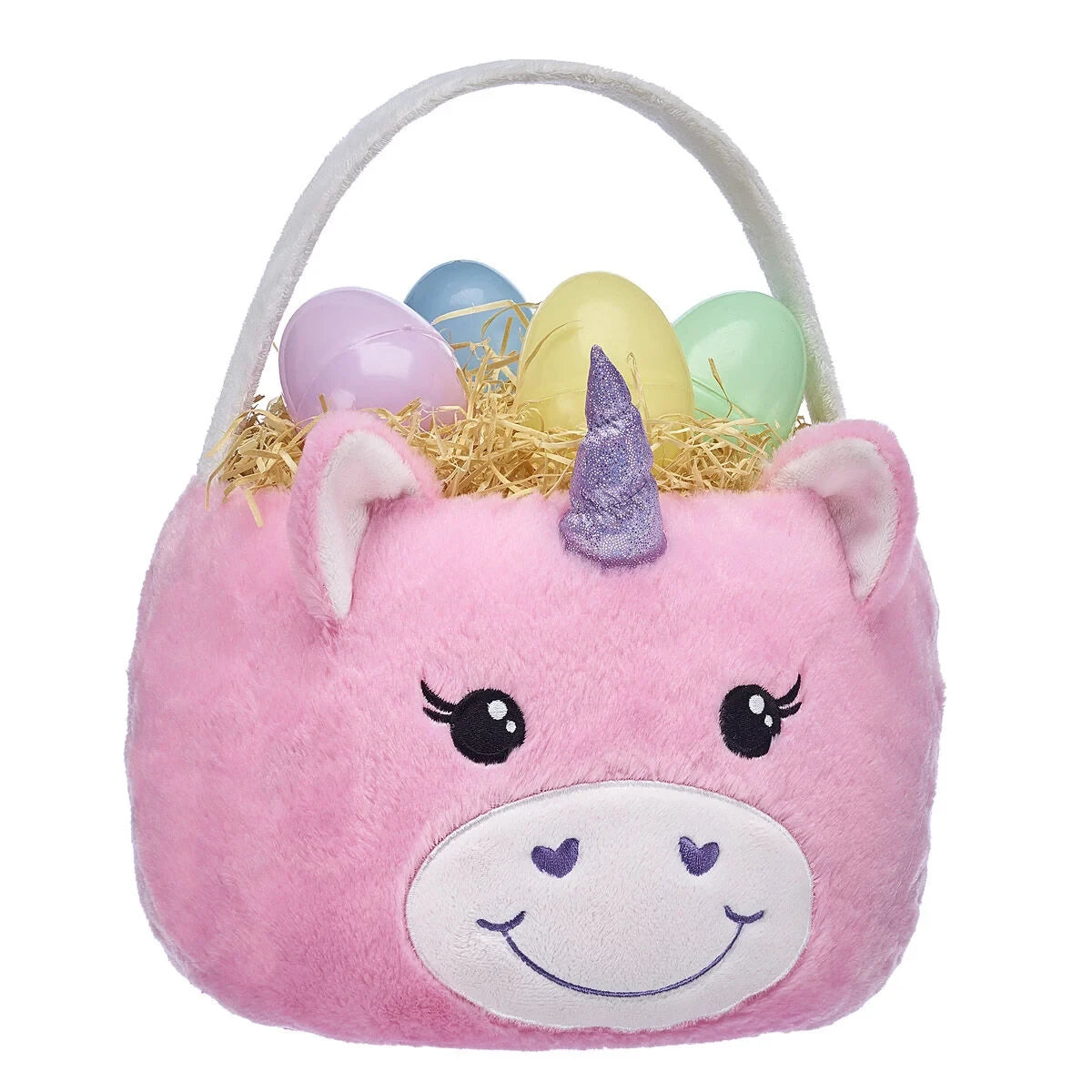 Pink Unicorn Basket for Stuffed Animals | Build-A-Bear® - US 1200