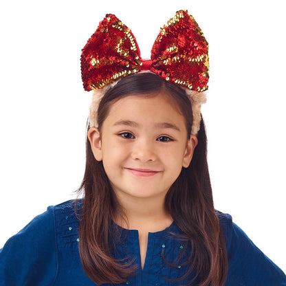 Sequin Bow Bear Headband for Kids | Build-A-Bear® - US 9422