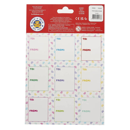 Valentine's Day Tear &amp; Share Sticker Set | Build-A-Bear® - US 3548