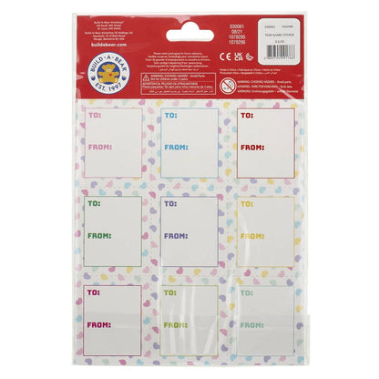 Valentine's Day Tear &amp; Share Sticker Set | Build-A-Bear® - US 3548