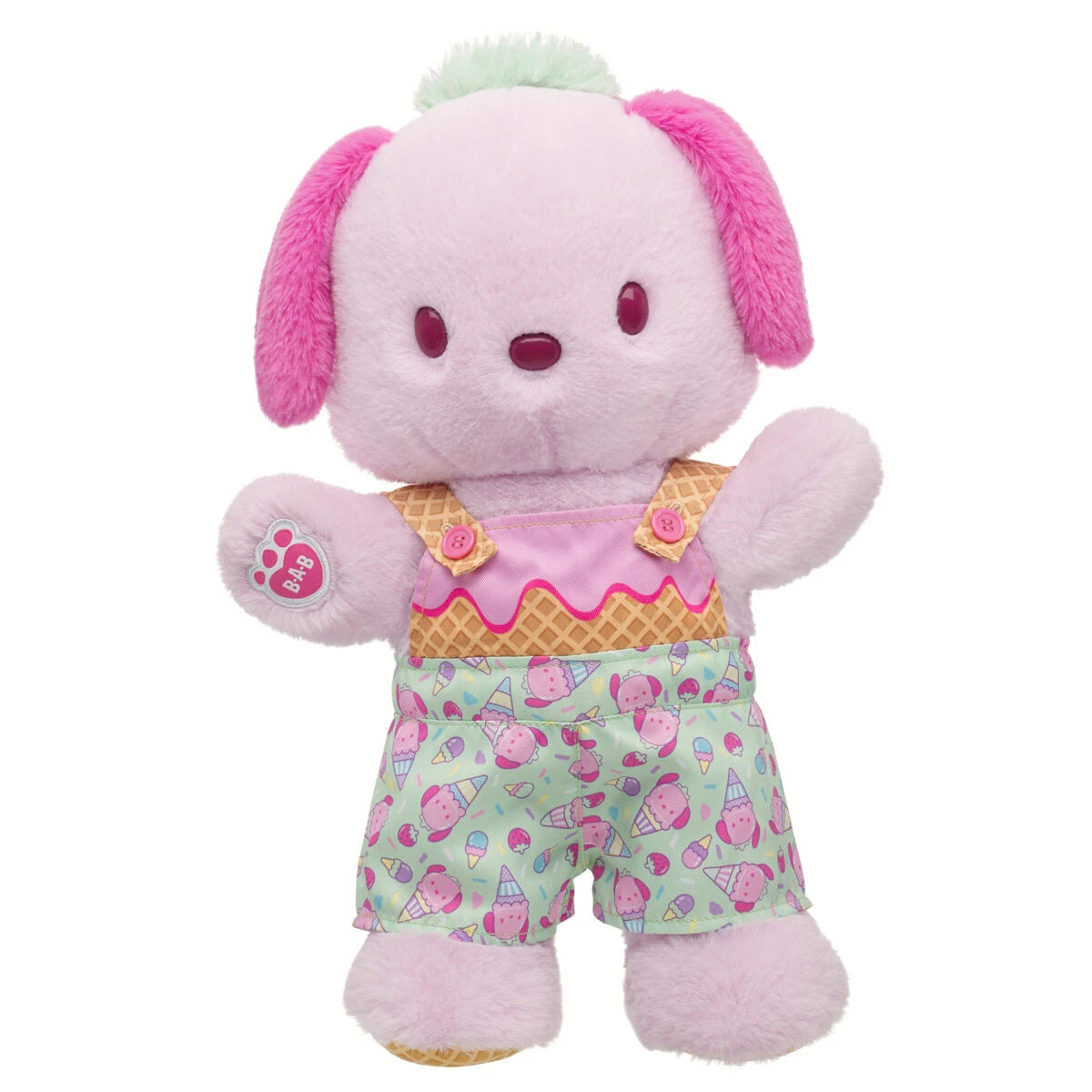 Sanrio Hello Kitty &amp; Friends Strawberry Ice Cream Pochacco Plush | Build-A-Bear - US 9568