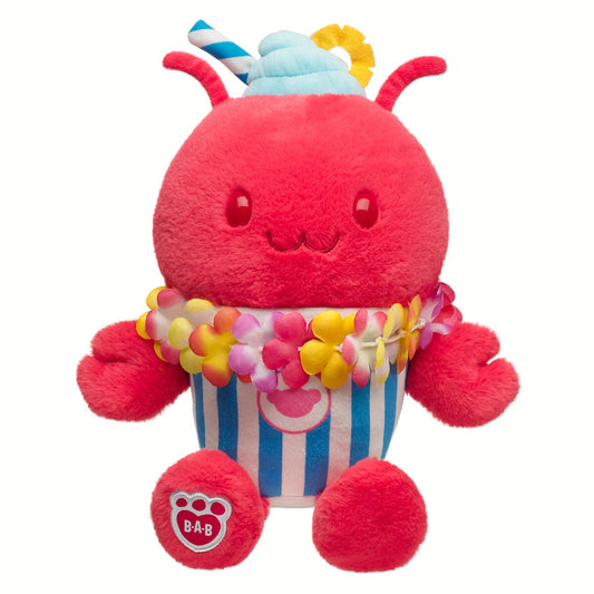 Fruit Punch Lobster Slushie Plushie w/ Lei Necklace | BAB - US 7550