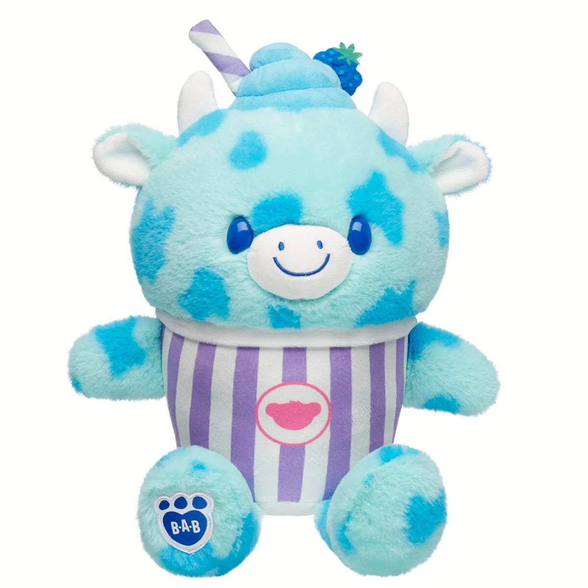 Blue Raspberry Cow Slushie Plushie Scented Gift Set | BAB - US 3395