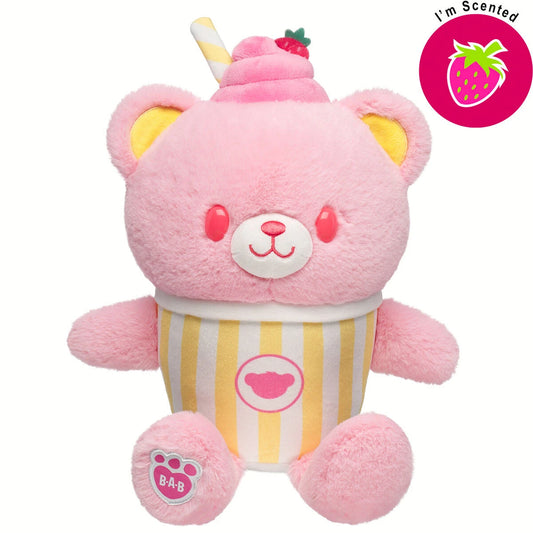 Strawberry Lemonade Bear Slushie Plushie Scented | BAB - US 1830