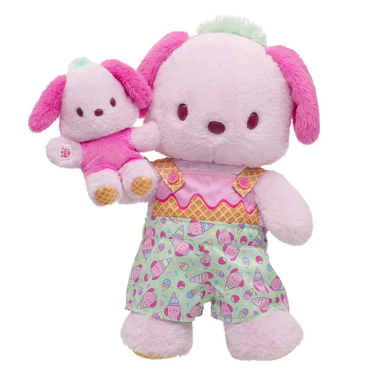 Sanrio Hello Kitty &amp; Friends Strawberry Ice Ice Cream Pochacco Plush | Build-A-Bear - US 8158