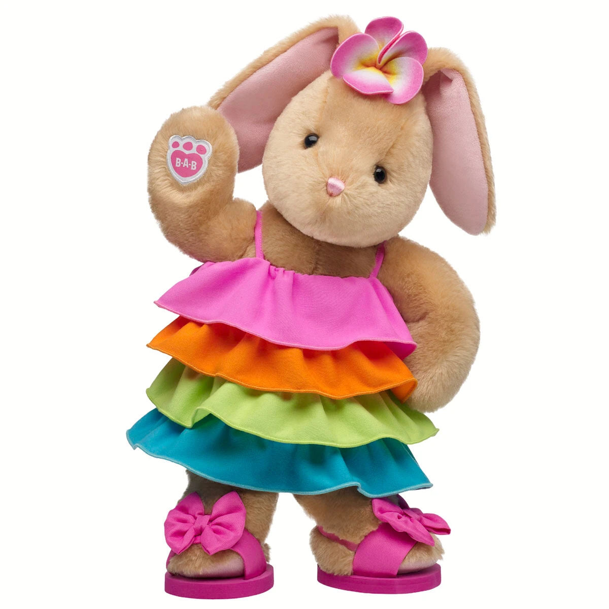 Pawlette Bunny Summer Ruffle Dress Gift Set | Build-A-Bear - US 6275