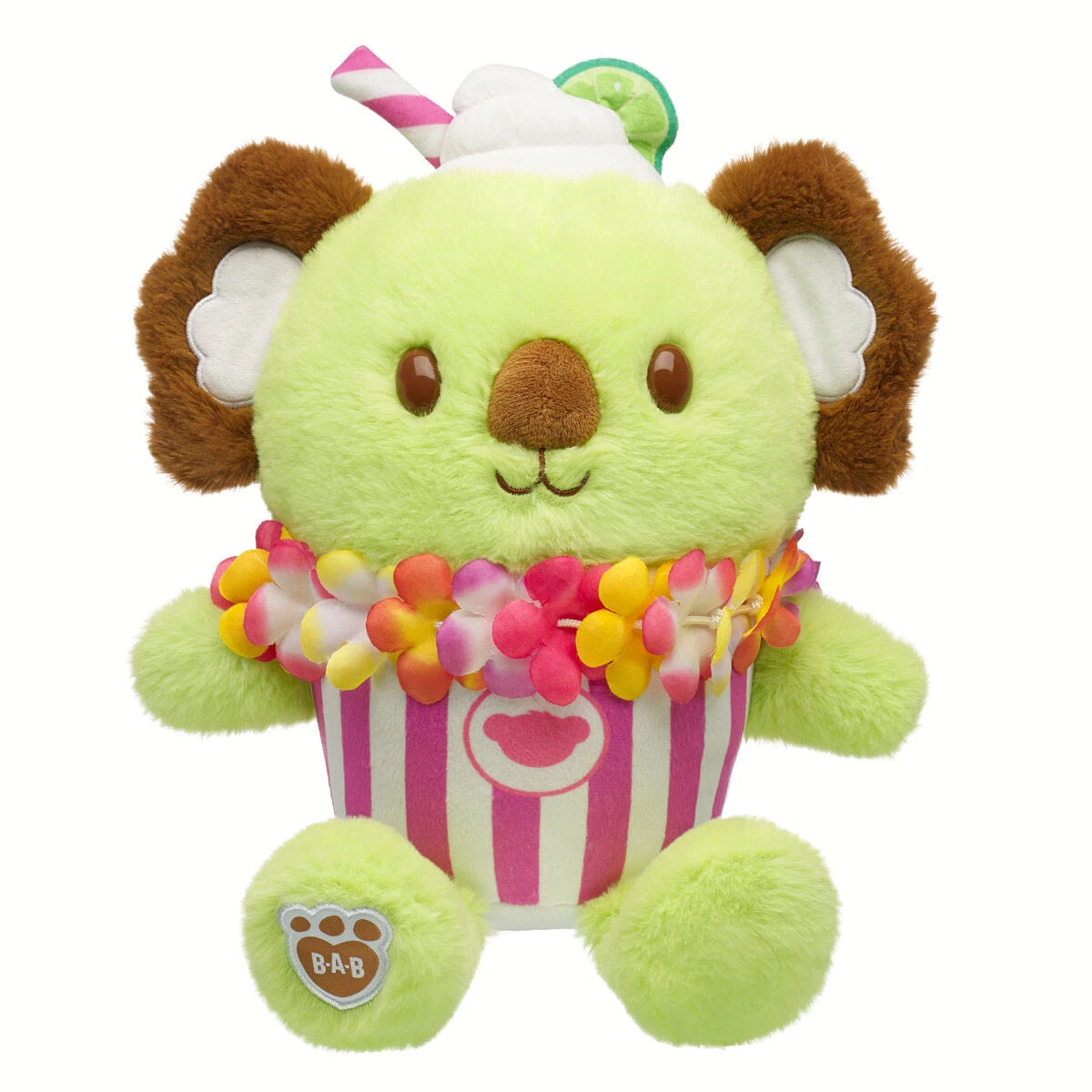 Coconut Lime Koala Slushie Plushie w/ Lei Necklace | BAB - US 5834