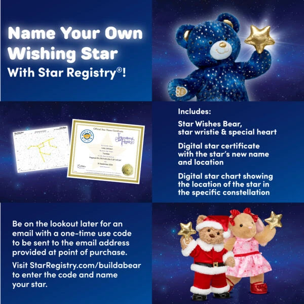 Star Wishes Teddy Bear | Build-A-Bear® - US 5316