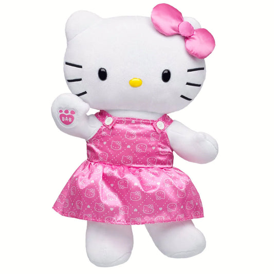 Sanrio Pink Bow Hello Kitty Plush w/ Pink Dress - US 8630