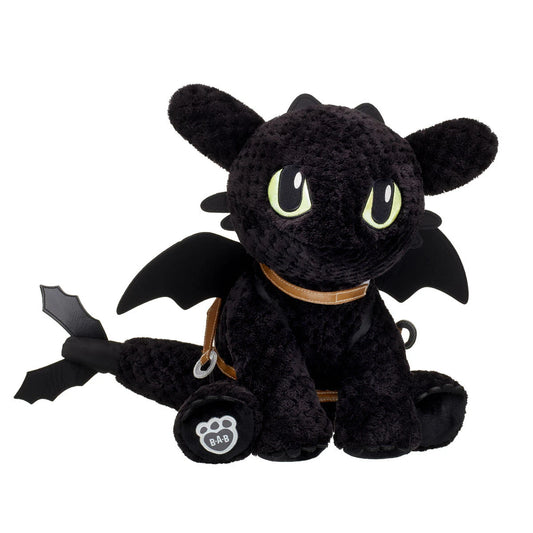 How to Train Your Dragon Toothless Plush &amp; Saddle | Build-A-Bear® - US 9448
