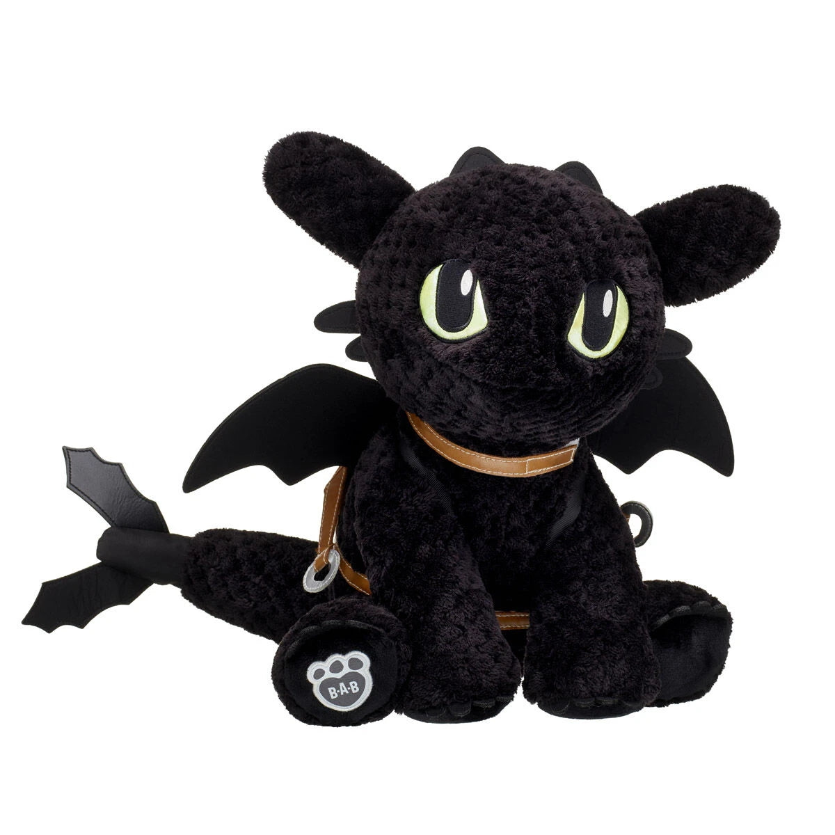 How to Train Your Dragon Toothless Plush &amp; Saddle | Build-A-Bear® - US 9280