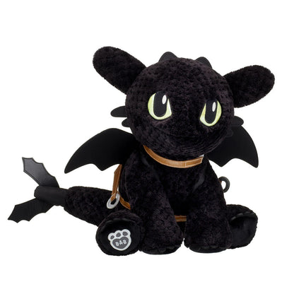 How to Train Your Dragon Toothless Plush &amp; Saddle | Build-A-Bear® - US 9280