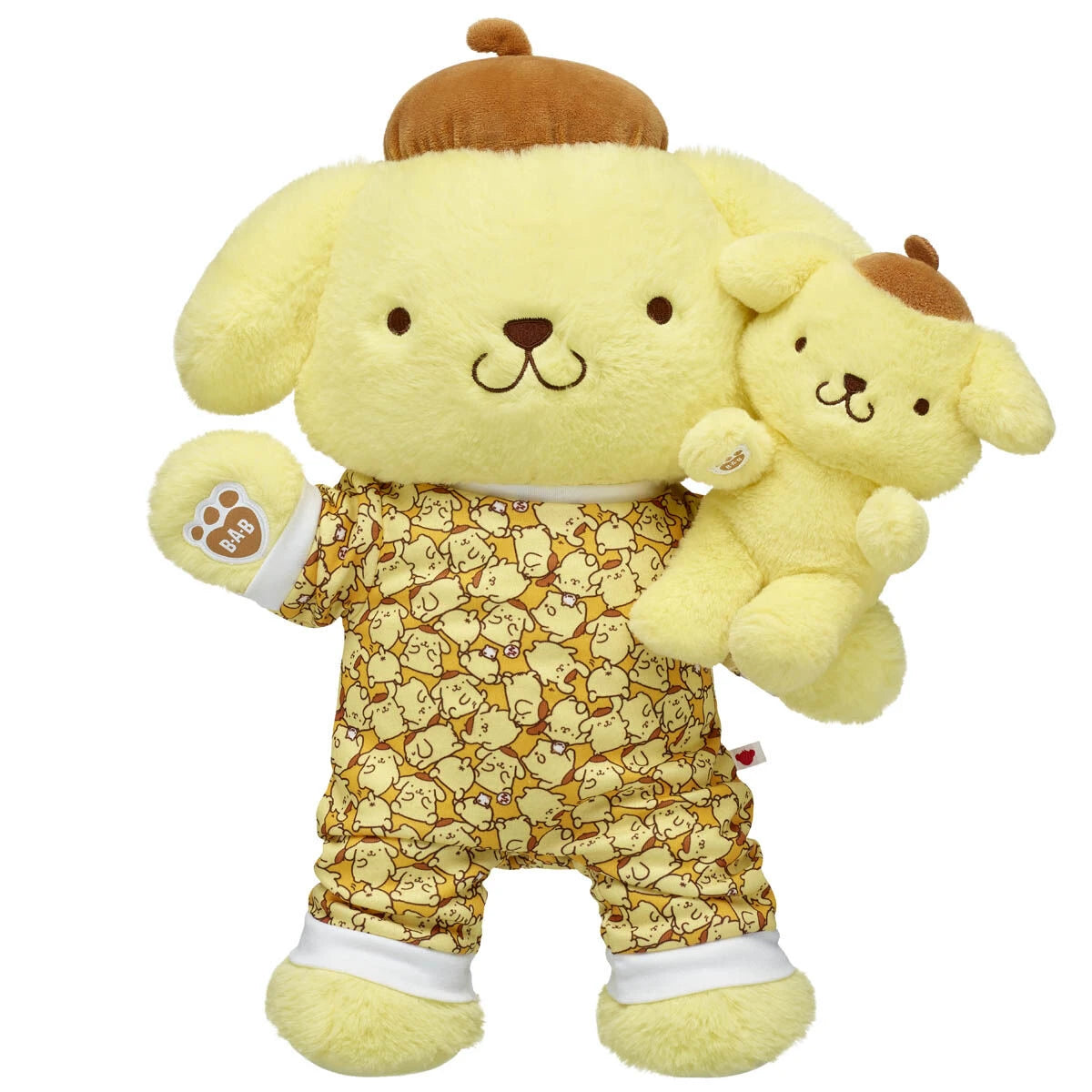 Sanrio® Pompompurin™ Plush with Mini Bean® | Build-A-Bear® - US 5645