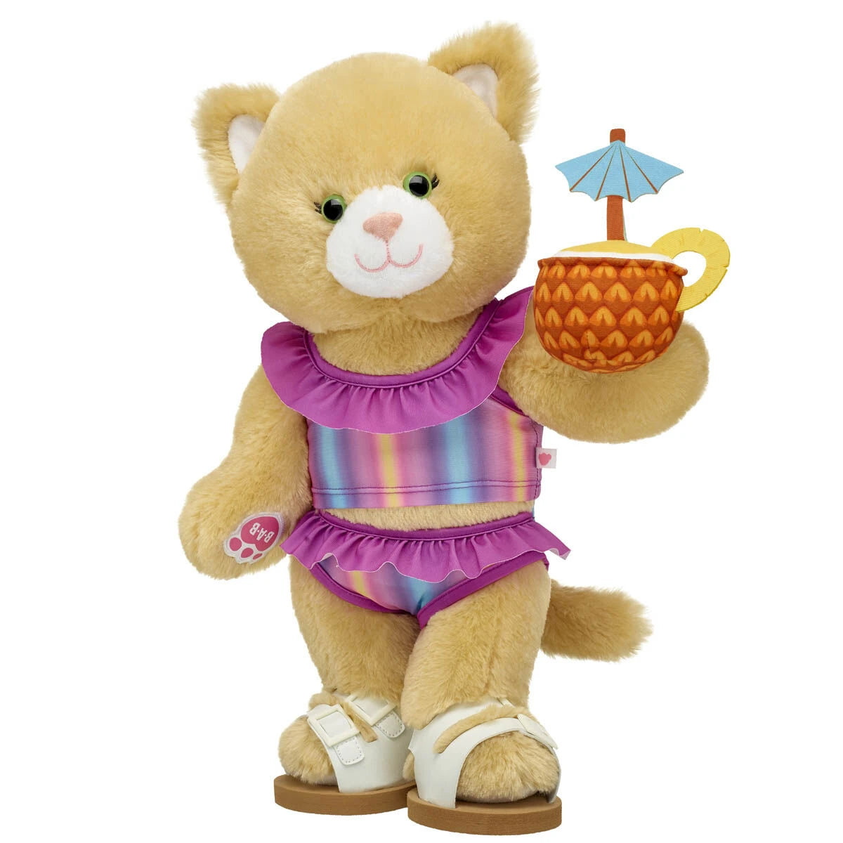 Jennifur Cat Plush Summer Gift Set | Build-A-Bear® - US 4574